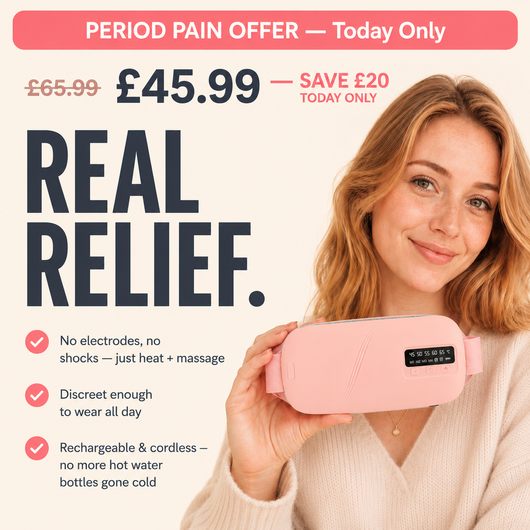 Mello Heat & Massage Belt — Drug-Free Period Pain Relief